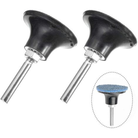 BUNTHAUS 2pcs 50mm Pad Holder Support de Roll Lock Ponçage Mandrin de Polissage Changement Rapide Die Grinder Accessoires avec Tige 6mm Pour Outil Rotatif Ponçage Polissage (1/5)