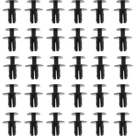 51471911992 Clips de Garniture Voiture Garnitures Pare-Chocs Passage Roue Pare-éclaboussures Rivets à Enfoncer Attaches Plastique 51470146782 (1/5)