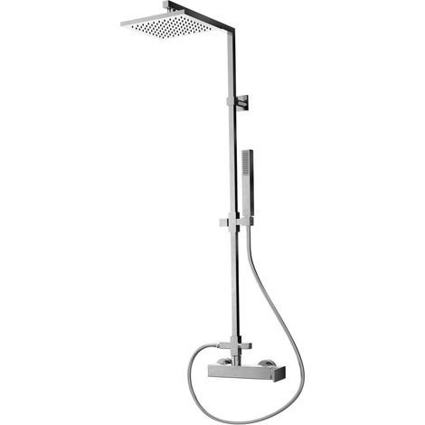 Presto Nitro Plus 52550301 Columna ducha monomando mezcladora rociador 250 mm y flexo pvc (1/2)