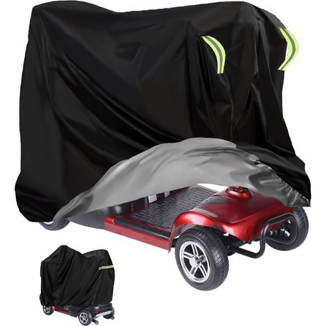 Abdeckplane für Elektromobil 170x61x117cm, wasserdicht, Heavy Duty Oxford, mit Gummizug (1/5)