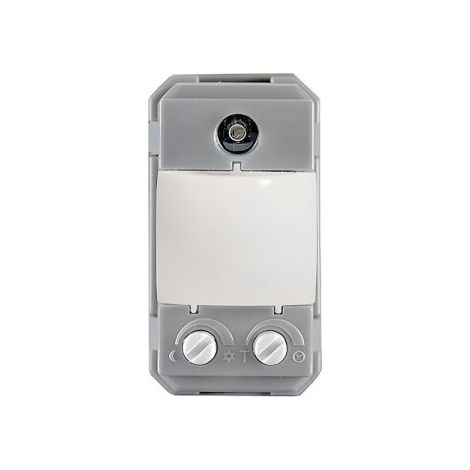 PERRY Dimmer 1 modulo per serie civili da incasso, tasto bianco, IP40 - 1MCD001B