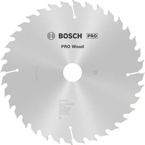 Bosch PRO Wood Circular Saw Blade 230 x 2.8 x 30 mm T36 2608640628