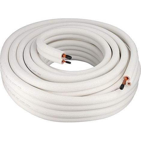 Wolf Kältemittelleitung 6x1mm+12x1mm 25m gedämmt Split-Wärmepumpen Zubehör 2072480