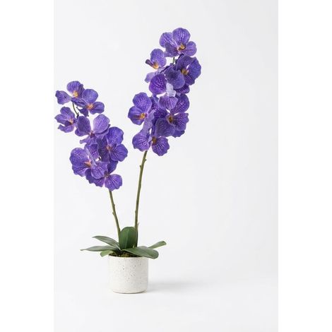 Fleur De Magnolia Artificielle 80 cm, Plante en Pot Haute Qualité, Décoration Florale Artificielle Polyvalente pour Intérieur (1/5)