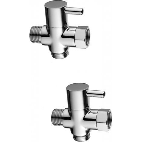 Pièces Raccord de douche 3 voies inverseur accessoire séparateur de douche composant du système de douche inverseur 3 voies séparateur d'eau shunter Connecteur (1/5)