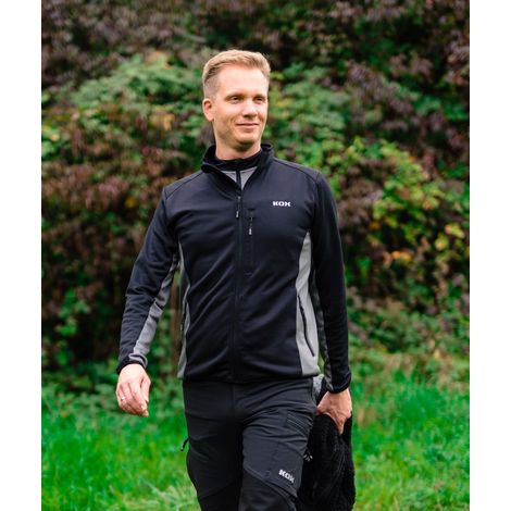 KOX Funktionsjacke Iso Schwarz/Grau Größe XL