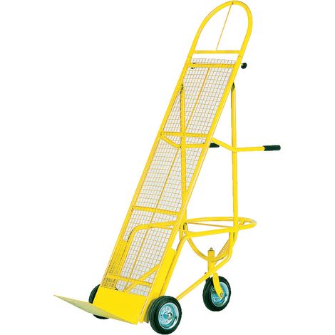 &quotBicicletta&quot portacasse con altezza regolabile con rete di appoggio e ruote elastic