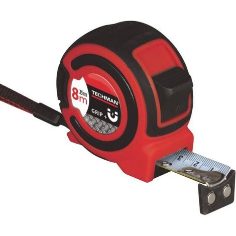 TECHMAN Mesure 'u-grip' 8 m 25 mm (1/2)