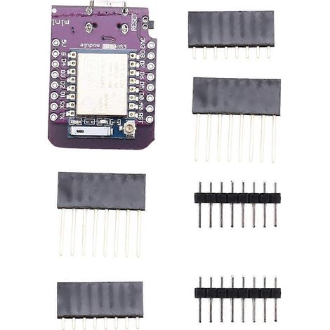 ESP8266 Entwicklungsboard – Drahtloses WLAN-Modul, serielle Schnittstelle, IoT-kompatibel, erweiterte Konnektivität MINI D1 ESP-07 (1/5)