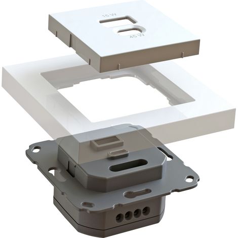 Ehmann 6460x0100  USB-Ladesteckdose    Weiß