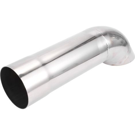 Embout Échappement Incliné Noir 1PC Pour Tuyau 3 Pouces T304 (1/5)