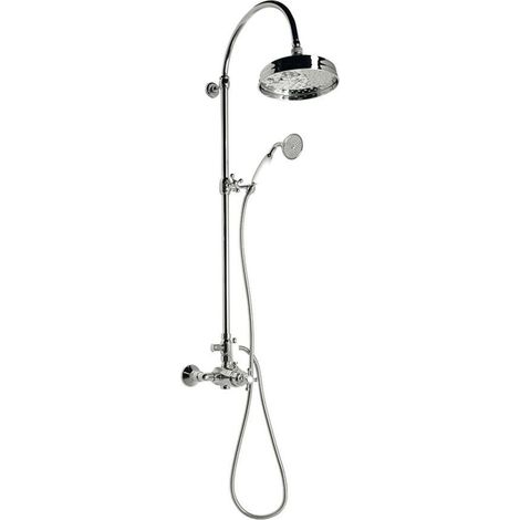 Sapho Reitano Rubinetteria Antea - Conjunto de ducha con termostato, 20 cm, cromo SET041 (1/5)