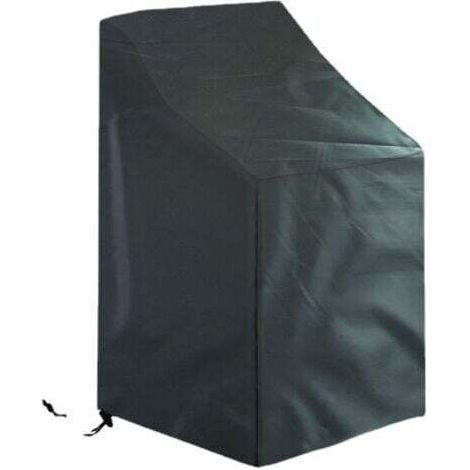 Cover for 4 to 6 stackable garden chairs 64 x 64 x 70/120 cm