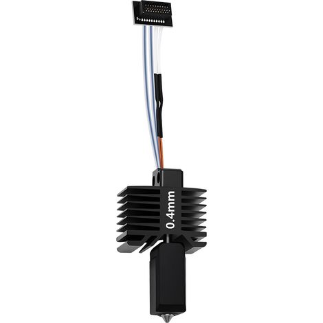 Hotend All Metal Upgraded pour P1S/P1P : hotend 0,4 mm avec buse en acier trempé, chauffage céramique 24 V 48 W (1/5)