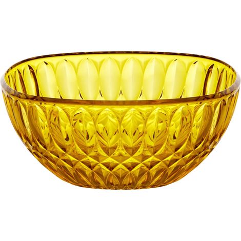 GUZZINI Contenitore Vanity Bio-Based D 21 Cm Giallo Zafferano