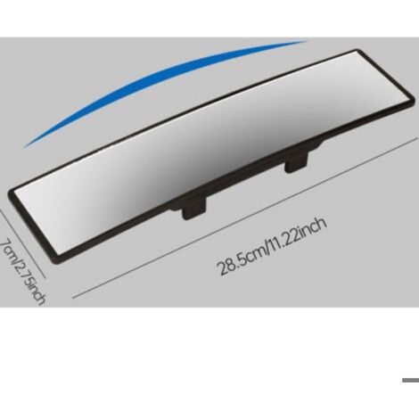 Rétroviseur Panoramique Clip-On, Grand Angle HD, Vue Arrière, Accessoire Voiture (1/5)