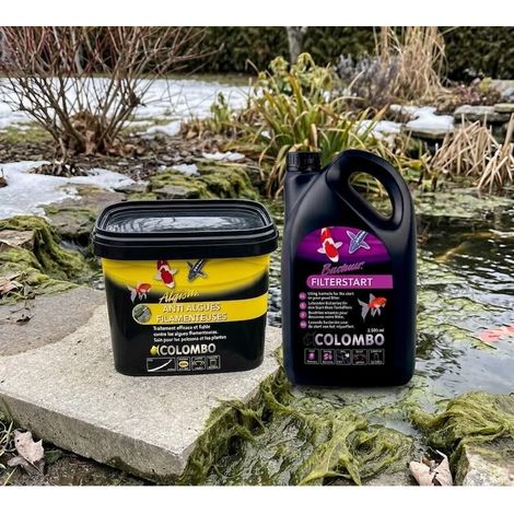 Pack Traitement Printemps Bassin 5000L - 1000ml Anti-Algues et Bactéries (1/2)