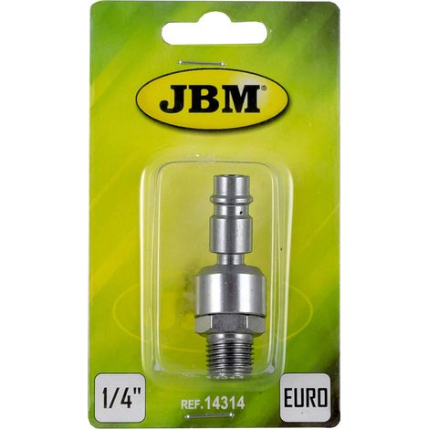 GELENKVERBINDER FÜR DRUCKLUFT, MÄNNLICH, EUR - ¼"  JBM14314 (1/2)