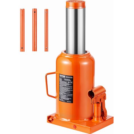 Cric bouteille hydraulique 50 t, cric bouteille soudé avec longue poignée en 3 sections, gamme de levage 280-440 mm, pour voiture, pick-up, camion, réparation automobile, ingénierie industrielle (1/5)