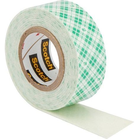 Fijación interior de doble cara 1,5 m x 19 mm 3M blanco SCOTCH
