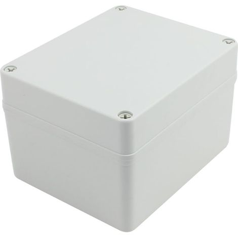 170mm x 140mm 110mm wasserdichtes ABS-Gehäuse DIY-Anschlusskastengehäuse gris