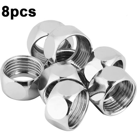 Écrou À Soufflet 1/2 Pouce - Pour Tuyau Ondulé Gaz 16.8mm - Résistant À La Corrosion Intérieur Extérieur - Lot De 8 Pièces (1/5)