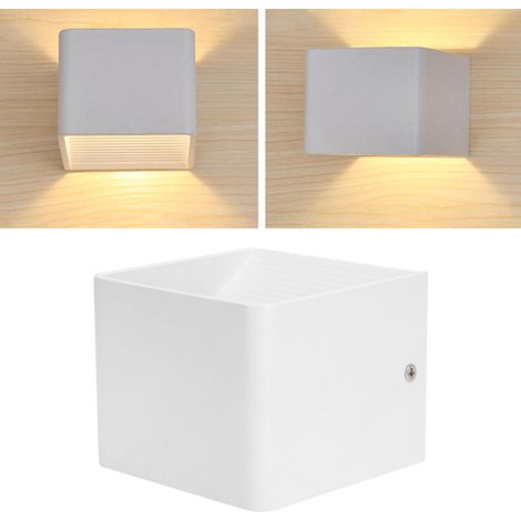 Applique murale simple avec Bluetooth 2,4 GHz, 3 températures de couleur, pour la maison ou le bureau, 170-245 V CA, boîtier blanc, 20 W (1/5)