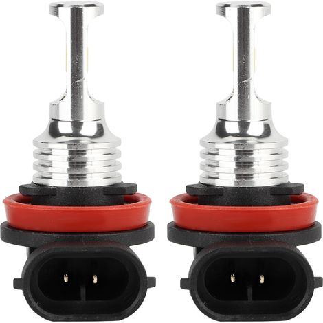 2 Feux de Brouillard LED 80W 3200LM 3000K 3570 Ampoules H8/H11 pour Voiture (1/5)