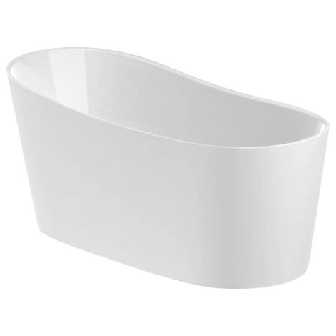 Baignoire MAUI ROUND en Stonex avec vidage et siphon - 1500 x 700 mm - 248 Litres - En résine - Roca (1/2)