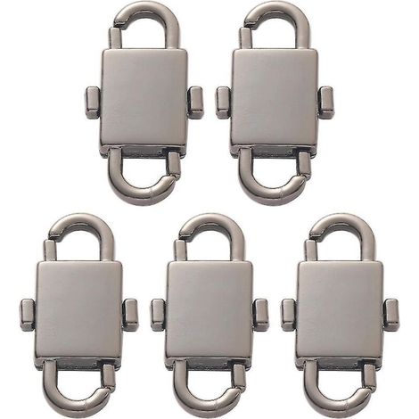 5 pièces de maillons de chaîne raccourcis, petits clips, pièces de longueur de chaîne de sac raccourcies
