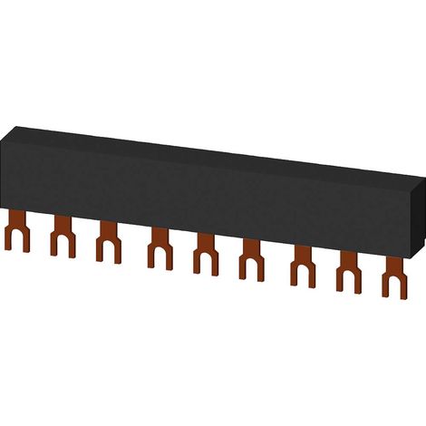 Barra di collegamento a forcella 3P (9 moduli) per 3 interruttori automatici 3RV1915-1BB (1/3)