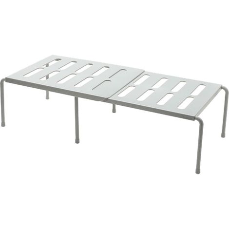Rack De Rangement Rétractable - Étagère De Cuisine En ABS - Pour Armoire, Salle De Bain, Bureau - 36 À 69 Cm - 1 Pièce (1/5)