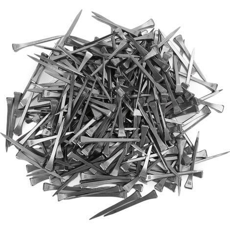 250 clous à fer à cheval en acier de haute qualité E5 - Accessoire pour chevaux - Finition soignée (1/5)