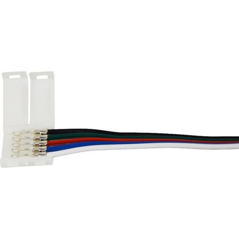 Connecteur rapide pour ruban LED RGBW 12mm avec câble (1/4)