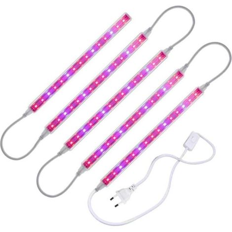 Lampe De Croissance des Plantes LED Plante Remplir Bande Lumineuse Lampe De Plante De Fleur Végétale Succulente Lampe végétale T5 6W + Cordon d'alimentation