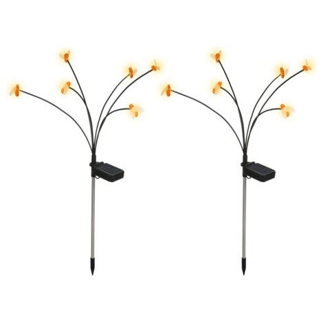 BUNTHAUS PA Aiperq Lot de 2 lumiere Petite abeille solaire exterieur, Lampe Solaire Led Firefly Plug Light, lumière Petite abeille à énergie solaire, Lampes Solaires Extérieures, Lampes Solaires de Ja (1/5)
