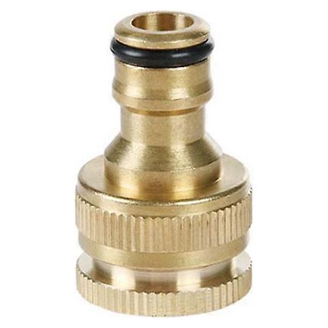 Adaptateur de robinet pour raccords rapides de tuyau d'arrosage, connecteur de robinet noir (1/5)