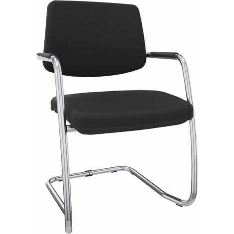 Lot de 2 chaises de réunion en tissu Edvin (1/5)