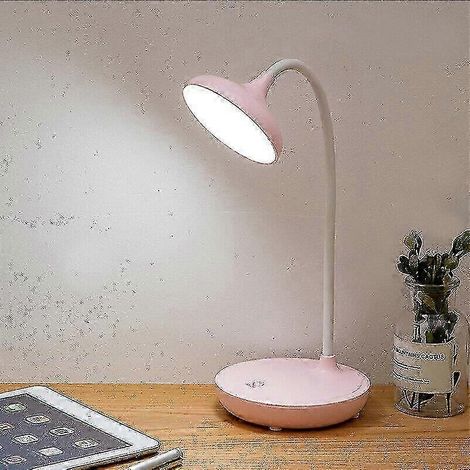 Lampe de chevet flexible de 27 cm, tactile, batterie longue durée de 3600 mAh (1/5)