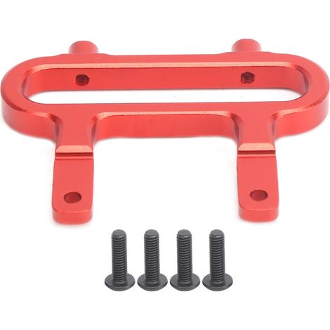 Pare-chocs avant et arrière RC, accessoires de protection robustes adaptés à la voiture REDCAT 1/10 XTE, pièces de rechange rouges (1/5)
