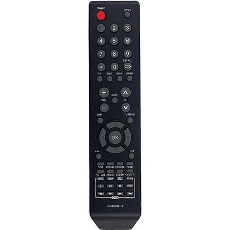Ersatzfernbedienung NS-RC05A-13 für Insignia Fernseher und DVD-Player NS-32LD120A13, NS-24LD120A13, NS-24LD100A13 und NS-29LD120A13 (1/5)