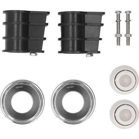 Ancrages d'échelle de Piscine Pièces, Accessoires Solides en Acier Inoxydable pour Support de Main Courante de Piscine en Tube de Mm, pour Mm, pour Les Piscines Creusées,Installation Facile,Protection (1/5)