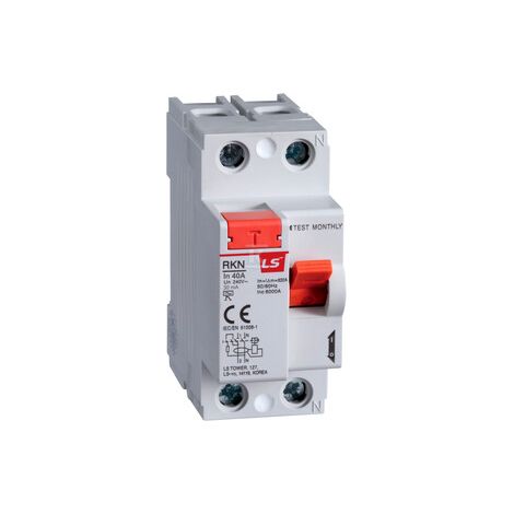 Interrupteur différentiel de courant RKN2P 40A 30MAA
