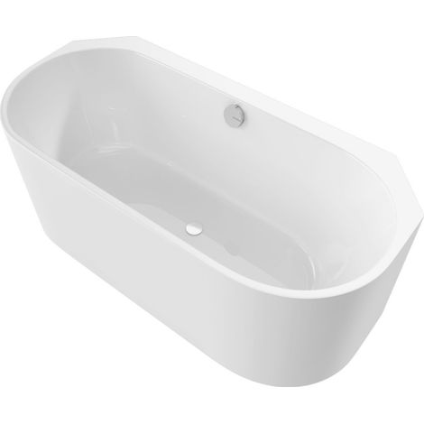 ASTRA AR MONOLITH Baignoire d'angle 160x75x60cm, Blanc (1/4)