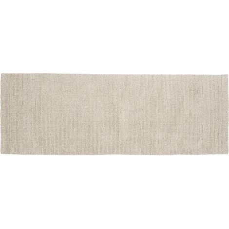 Milton tapis 200x72cm gris clair. (1/5)