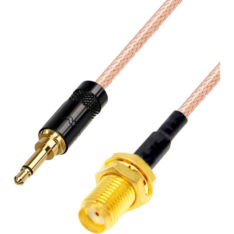 Cavo con connettore a treccia da 3,5 mm / presa SMA RG316, lunghezza 20 cm.