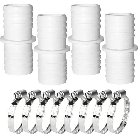 raccords de tuyau de piscine de 38 mm à 38 mm - colliers de serrage en acier inoxydable (1/5)