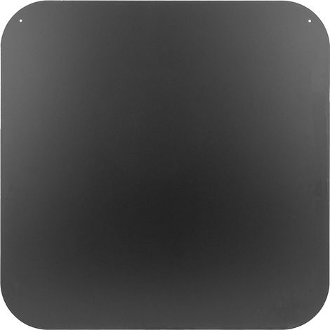 Piastra Salvapavimento Quadrata Protezione per Stufe e Camini in Ferro 79x79 cm (1/2)