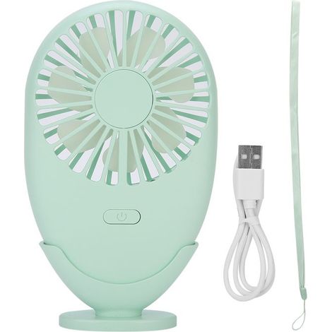 Ventilateur de Poche USB Portable, pour Maison et Bureau - Vert (1/5)