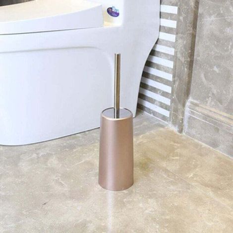 WC Brosse Brosses De Toilette Ensemble de Brosse de Toilette dorée pour Salle de Bain-Or Rose